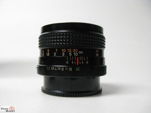 Konica hexanon objektiv - konica, 50