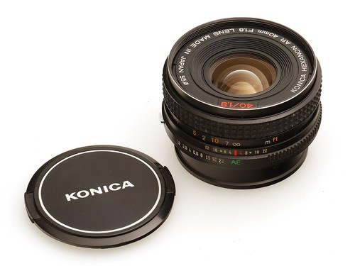 Konica hexanon 40 mm - hexanon, 1.8