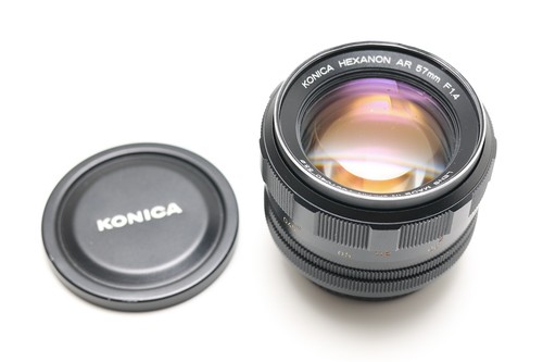 Konica hexanon 57mm 4 - 57mm, f1.4