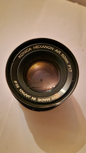 Konica 50mm 7 objektiv - 50mm, 1:1.7