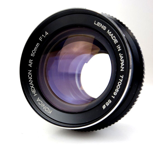 Konica hexanon 50mm 4 - 50mm, f1,4