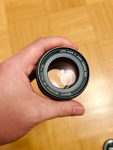 Konica hexanon 100mm 2 8 - ar,