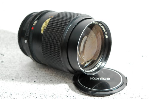 Konica hexanon 85mm - konica, 1.8