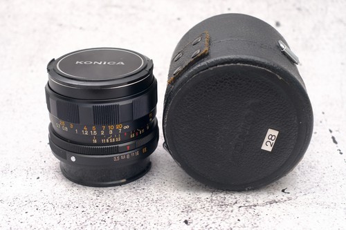 Konica hexanon 28mm - ar, |