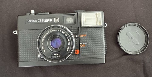 Vintage konica c35 efp - konica, kamera
