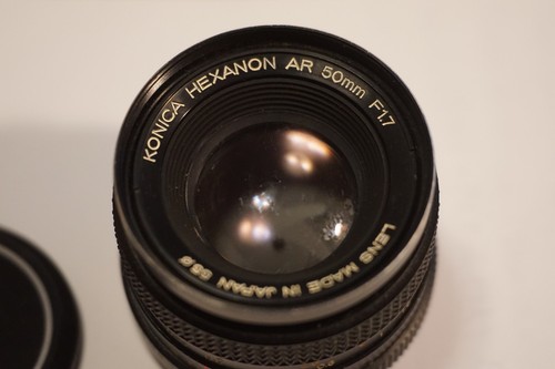 Konica hexanon 50mm 1 - 50mm, f/1.7