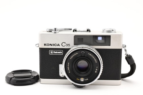 Konica c35 flashmatic silberne - konica,