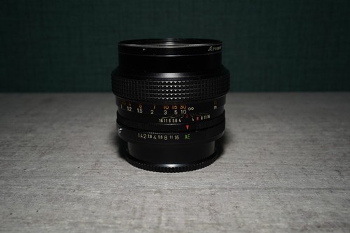 Konica hexanon 50mm 4 - hexanon, f1.4