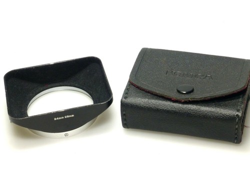 Konica hexanon 24mm 28mm - hexanon, hood
