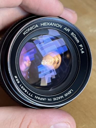 Konica hexanon 50mm 4 - konica, f1.4